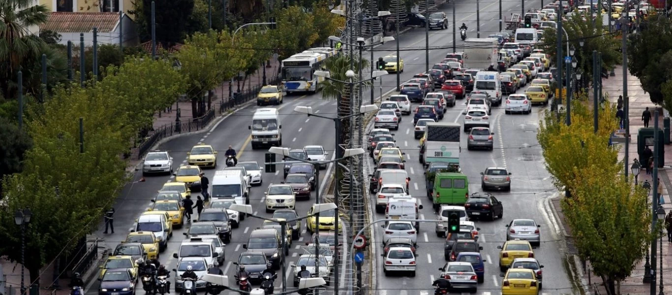 Κίνηση: Δείτε σε ποιους δρόμους της Αθήνας υπάρχει μποτιλιάρισμα (χάρτης)